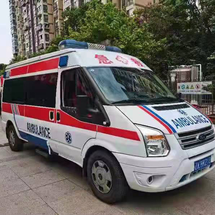 石狮长途救护车护送病人返乡